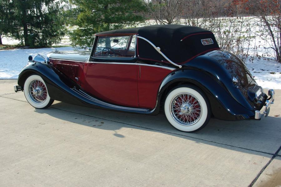  Jaguar Mk IV Drophead Coupe 1948 года  (фото 15 из 15)